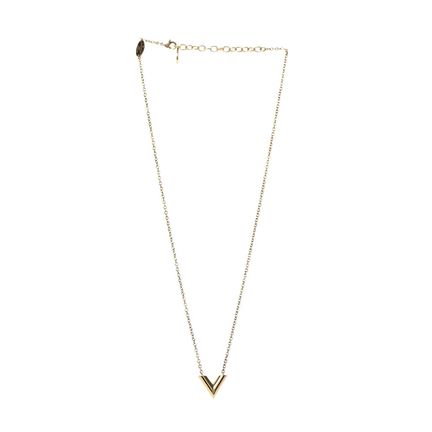 Essential V Necklace Gold