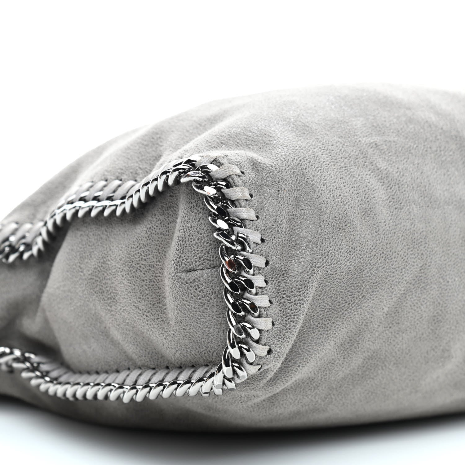 Stella McCartney Shaggy Deer Falabella Fold Over Tote Grey 8 of 9