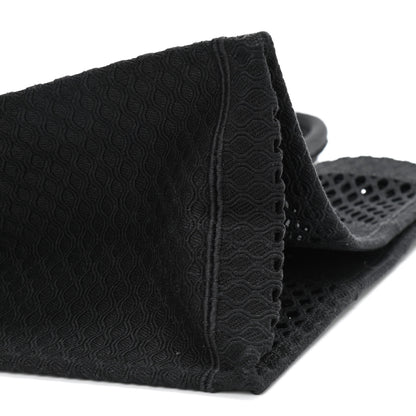 Christian Dior Mesh Embroidered Book Tote Black 9 of 10
