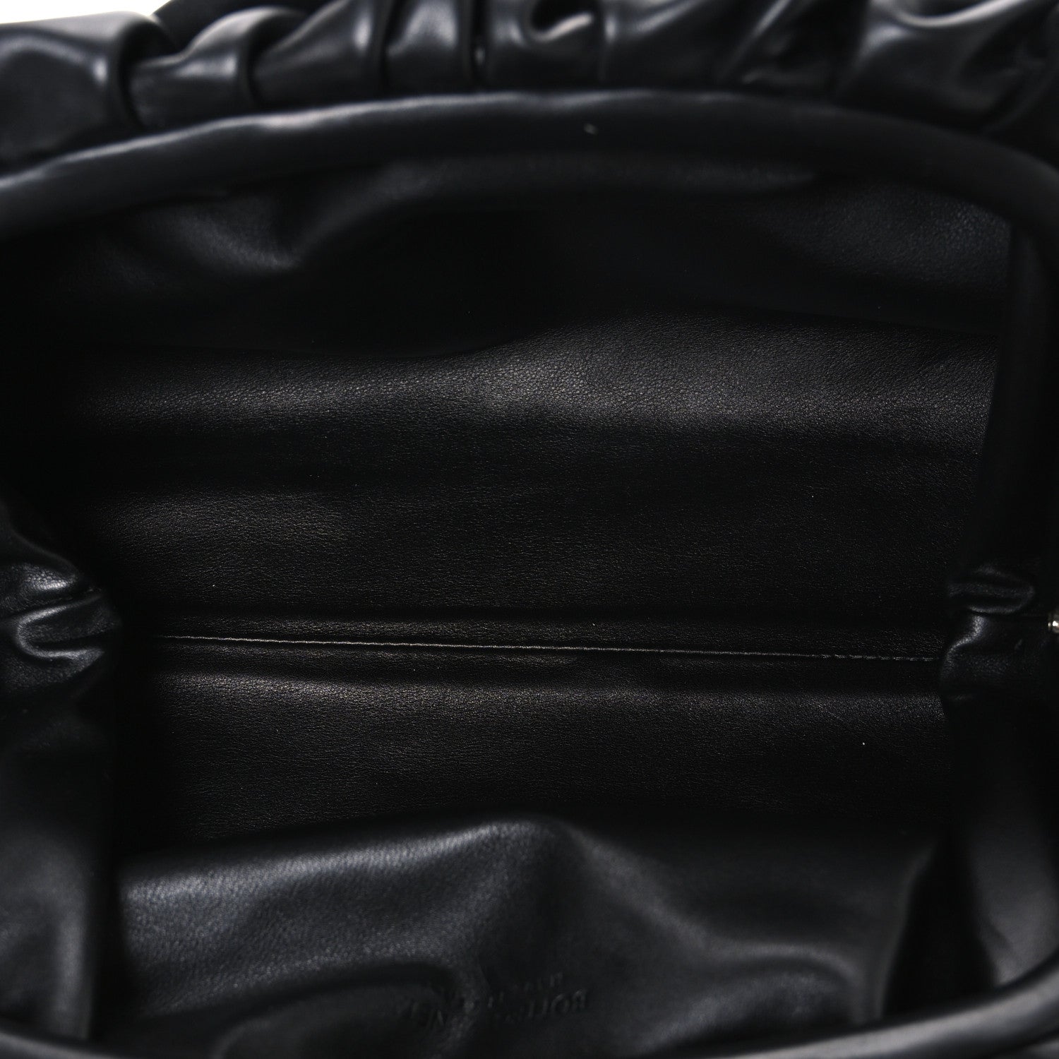 Bottega Veneta Smooth Butter Calf The Pouch Oversized Clutch Black 5 of 11