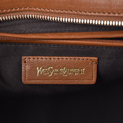 Saint Laurent Sheepskin Medium Cabas Chyc Whiskey 6 of 10