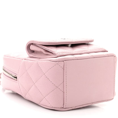 Chanel Caviar Quilted CC Mini Classic Backpack Light Pink 9 of 11