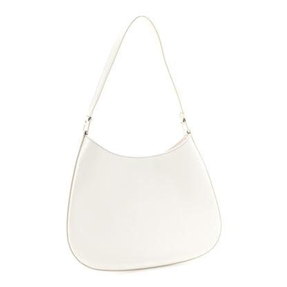 Prada Spazzolato Cleo Shoulder Bag White 3 of 10
