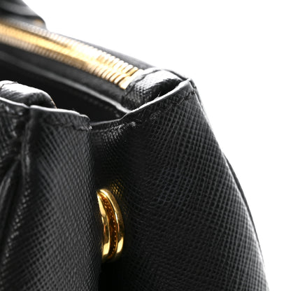 Prada Saffiano Lux Large Galleria Double Zip Tote Black 12 of 16