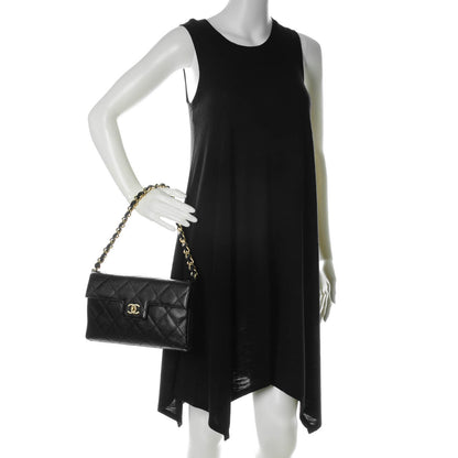 Chanel Caviar Quilted Medium Single Flap Black 2 of 8