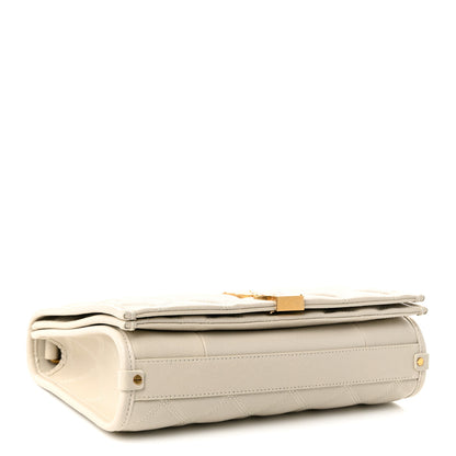 Saint Laurent Lambskin Quilted Mini Becky Chain Bag Crema Soft 4 of 11
