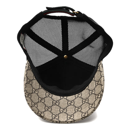 Gucci GG Supreme Monogram Kingsnake Baseball Hat M Beige Multicolor 7 of 9