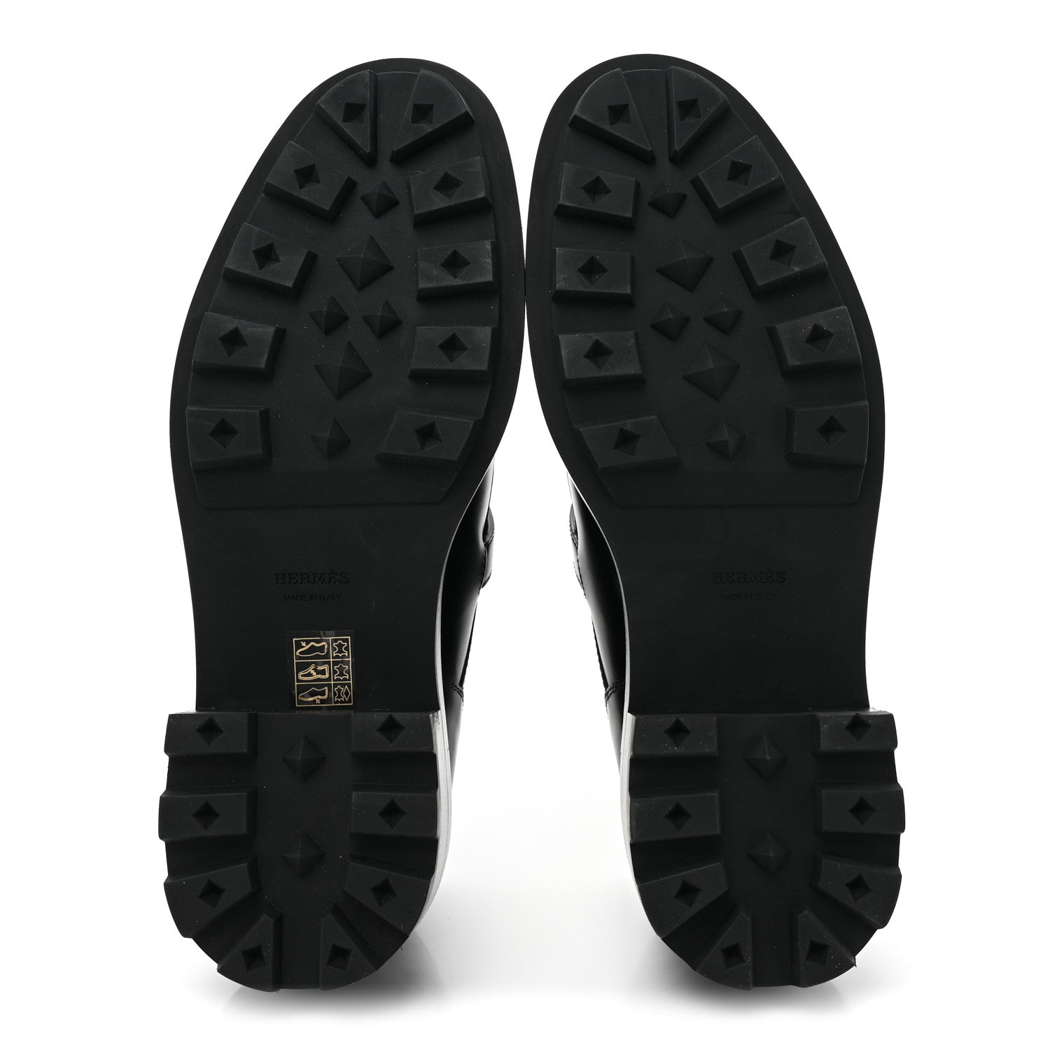 Hermes Glossed Calfskin First Oxford 39.5 Black 5 of 13