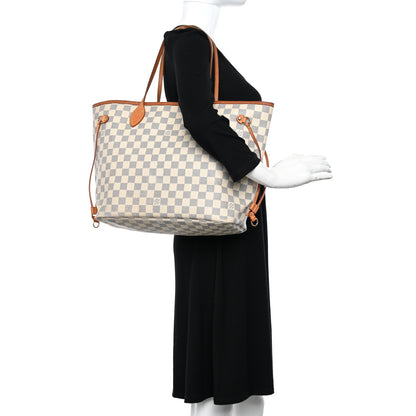 Louis Vuitton Damier Azur Neverfull MM 2 of 21
