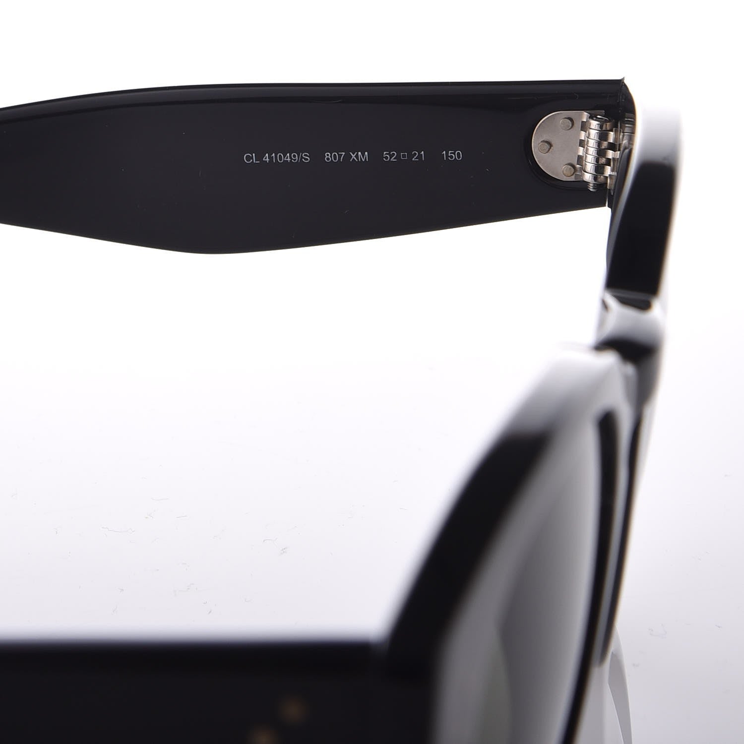 Celine Thin Preppy Sunglasses CL 41049/S Black 4 of 7