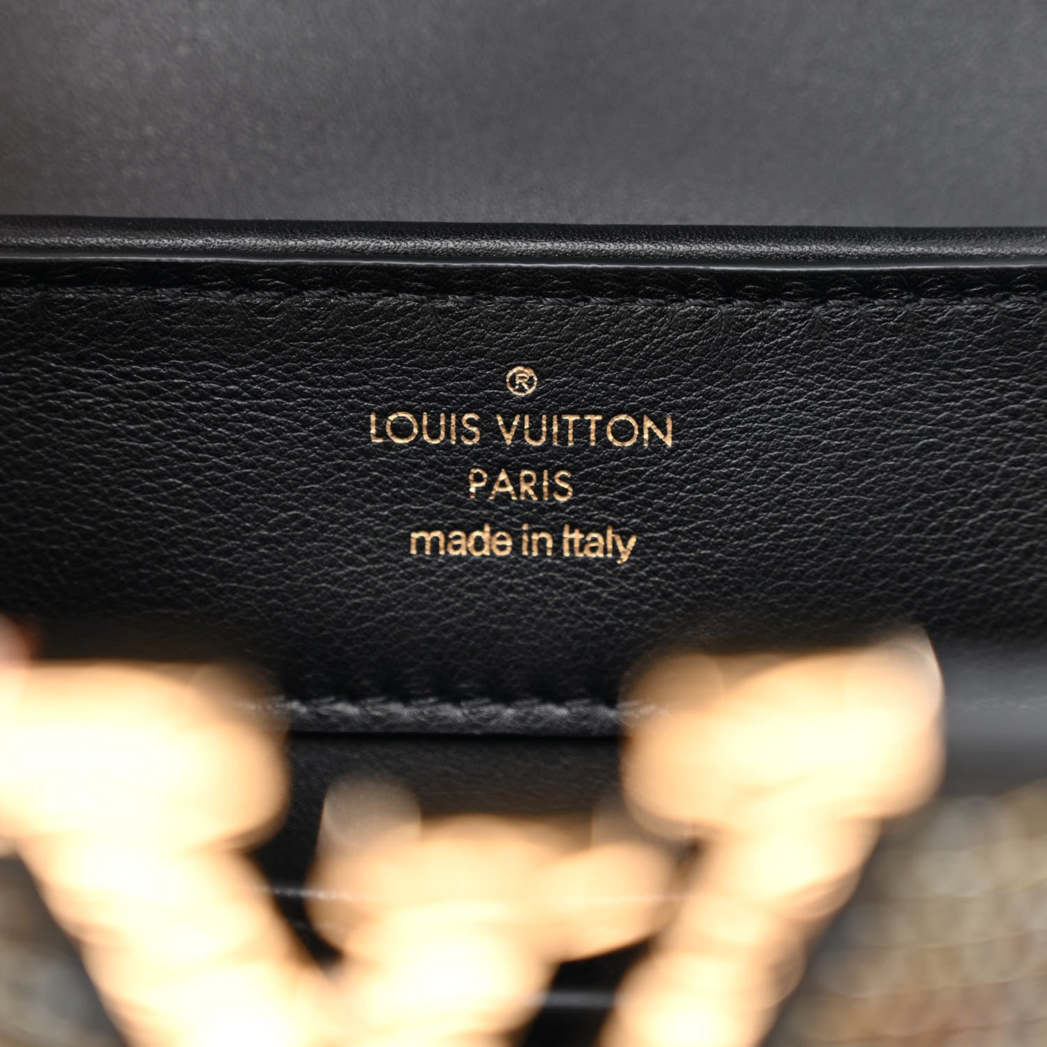 Louis Vuitton Satin Beaded Embroidered Cruella Calfskin Capucines Mini Gold Black 7 of 10