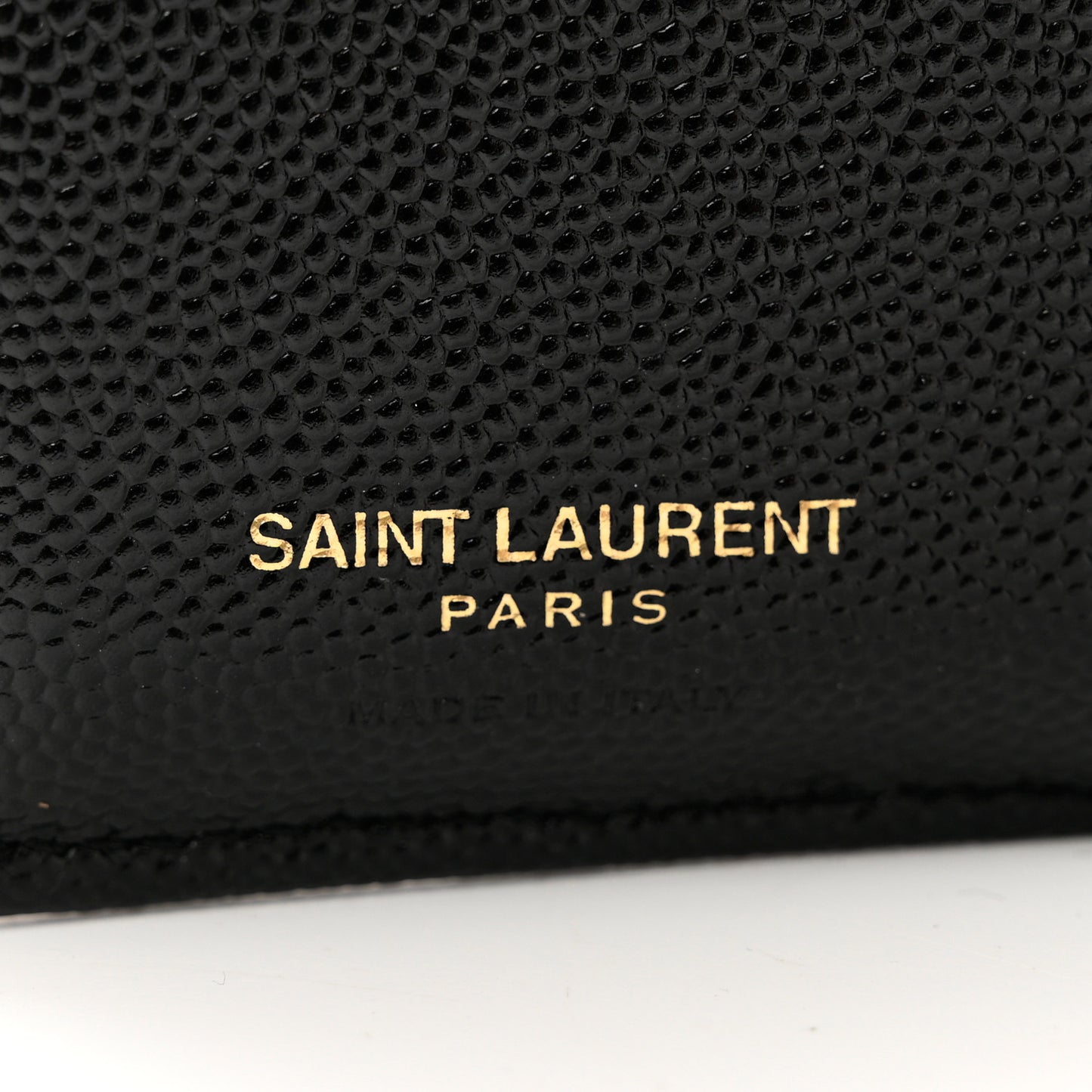 Grain De Poudre Matelasse Chevron Monogram Zipped Card Case Black