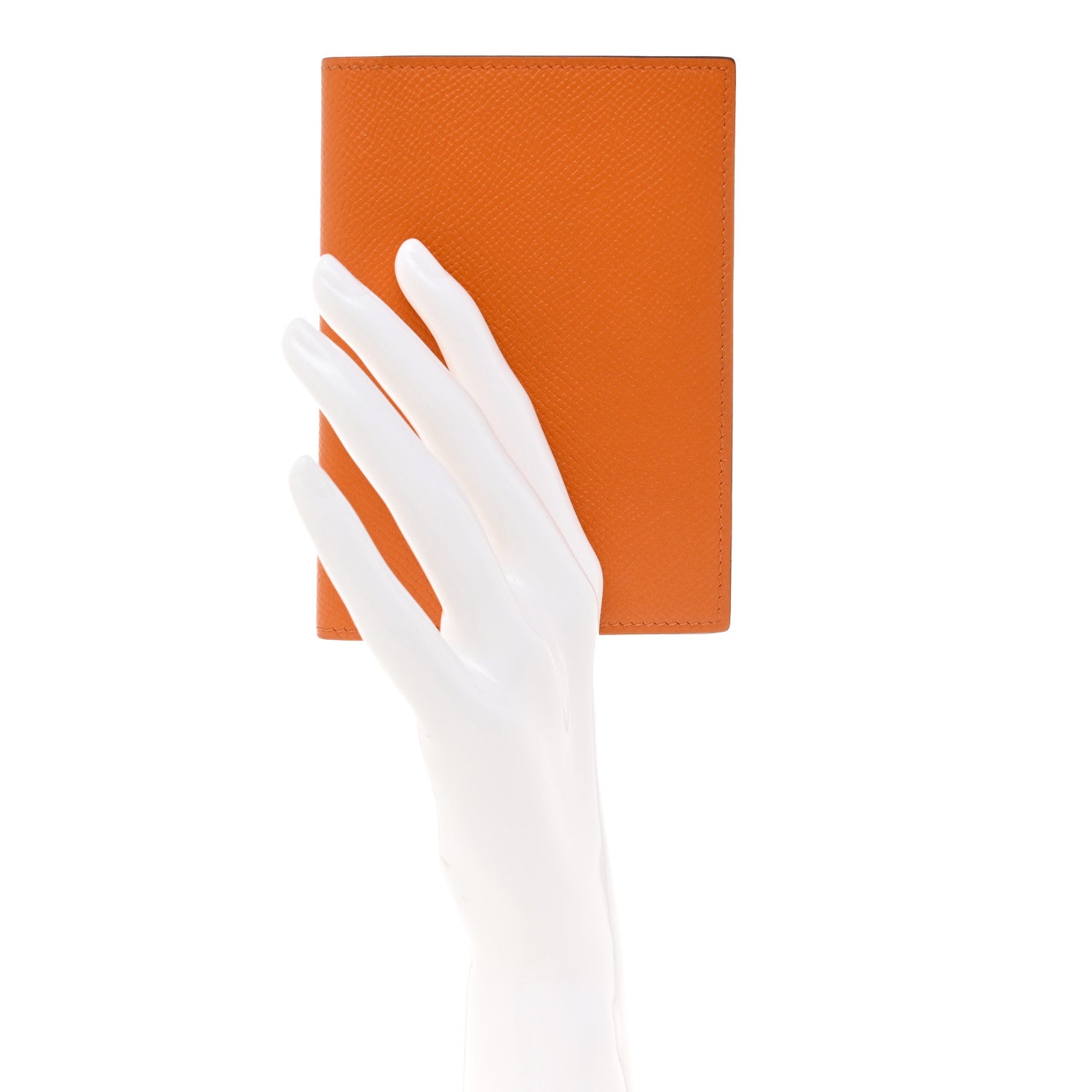 Hermes Epsom M2 Magellan Passport Holder Orange 2 of 7
