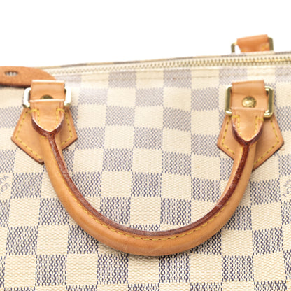 Louis Vuitton Damier Azur Speedy 30 12 of 12