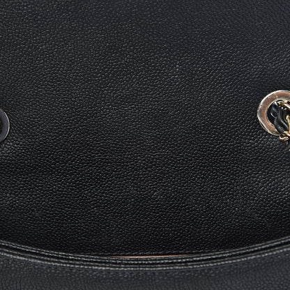 Chanel Grained Calfskin Quilted Small Cuba Top Handle Flap Black 8 of 14