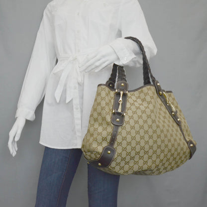 Gucci Monogram Pelham Tote Brown 2 of 11