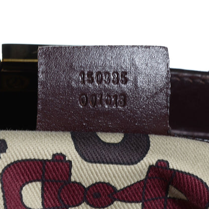 Gucci Guccissima Large Treasure Boston Dark Brown 7 of 7
