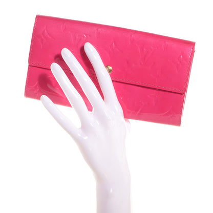 Louis Vuitton Vernis Sarah Wallet Rose Pop 2 of 7