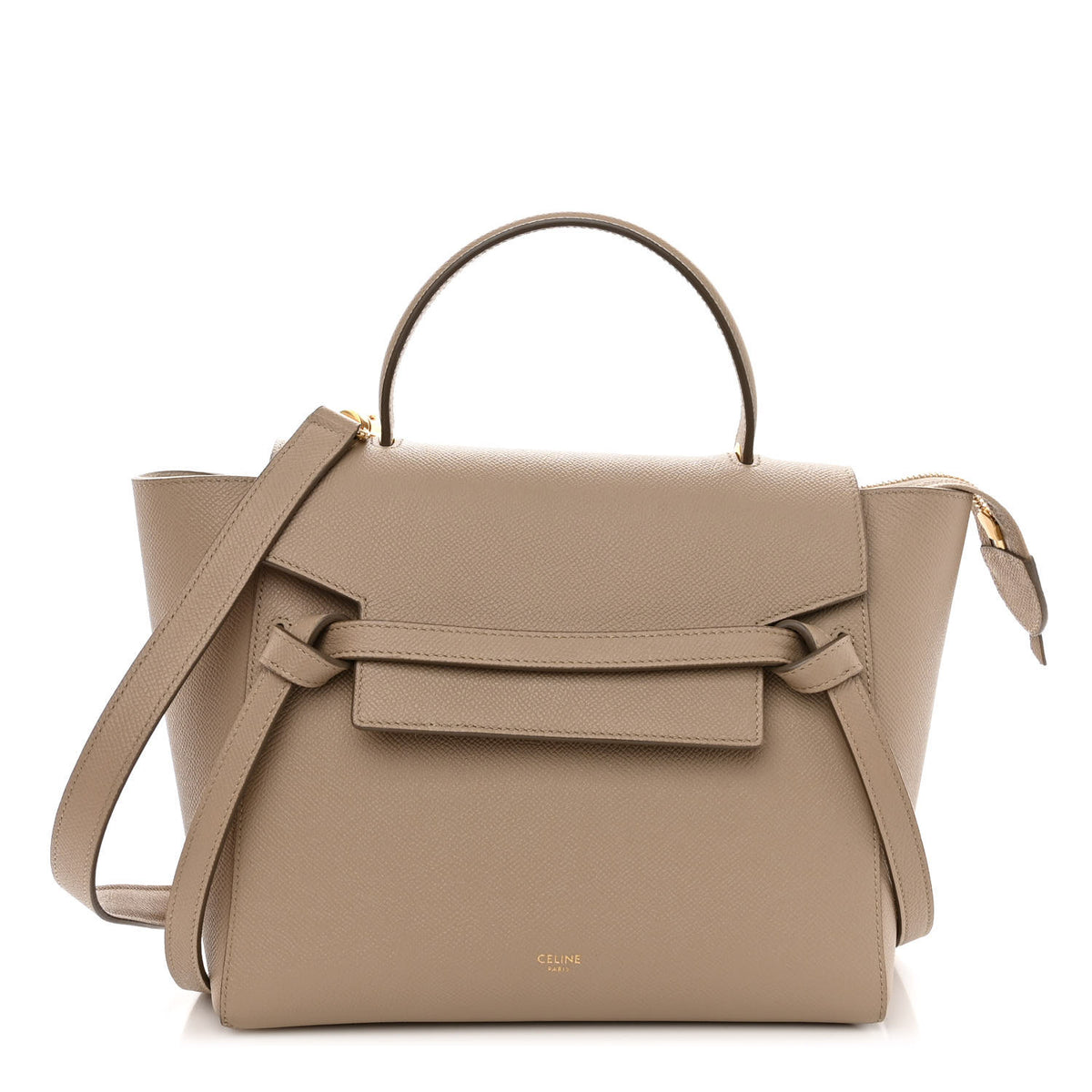 Celine Grained Calfskin Micro Belt Bag Light Taupe 1 of 10