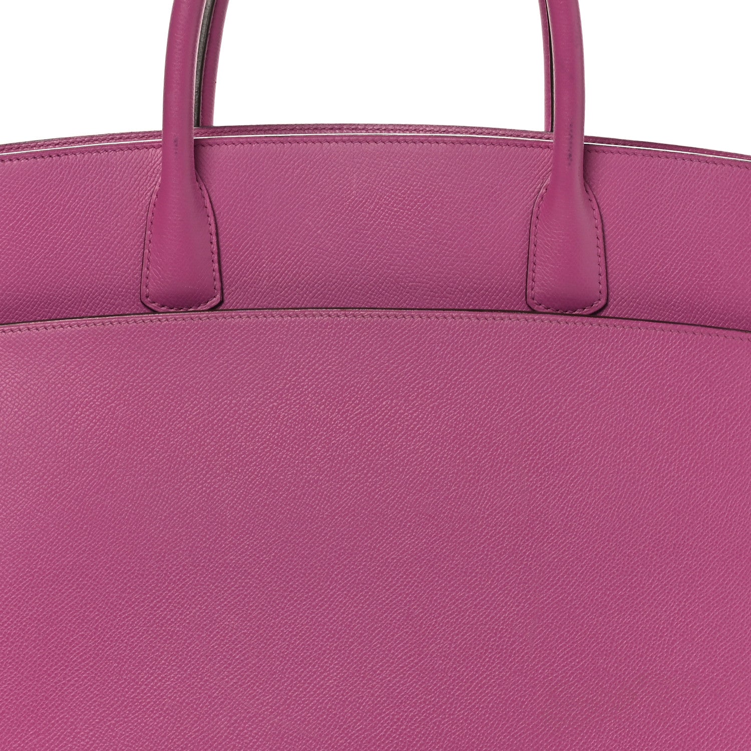 Hermes Epsom White Bus 40 Cyclamen 8 of 11