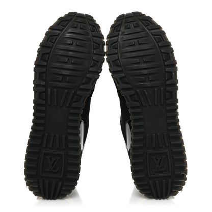 Louis Vuitton Suede Monogram Run Away Sneakers 39.5 Black 6 of 10
