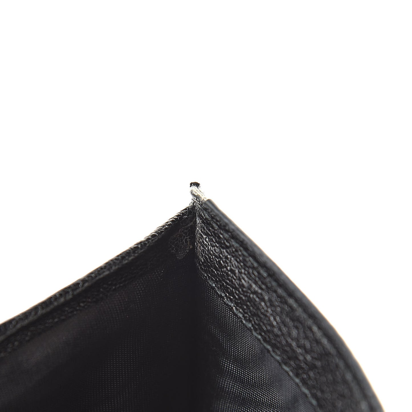 Goatskin Madras Small Wallet Black