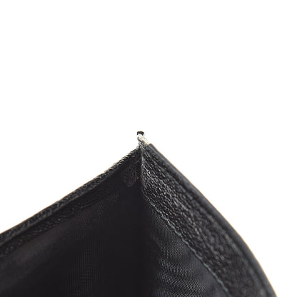 Miu Miu Goatskin Madras Small Wallet Black 8 of 13