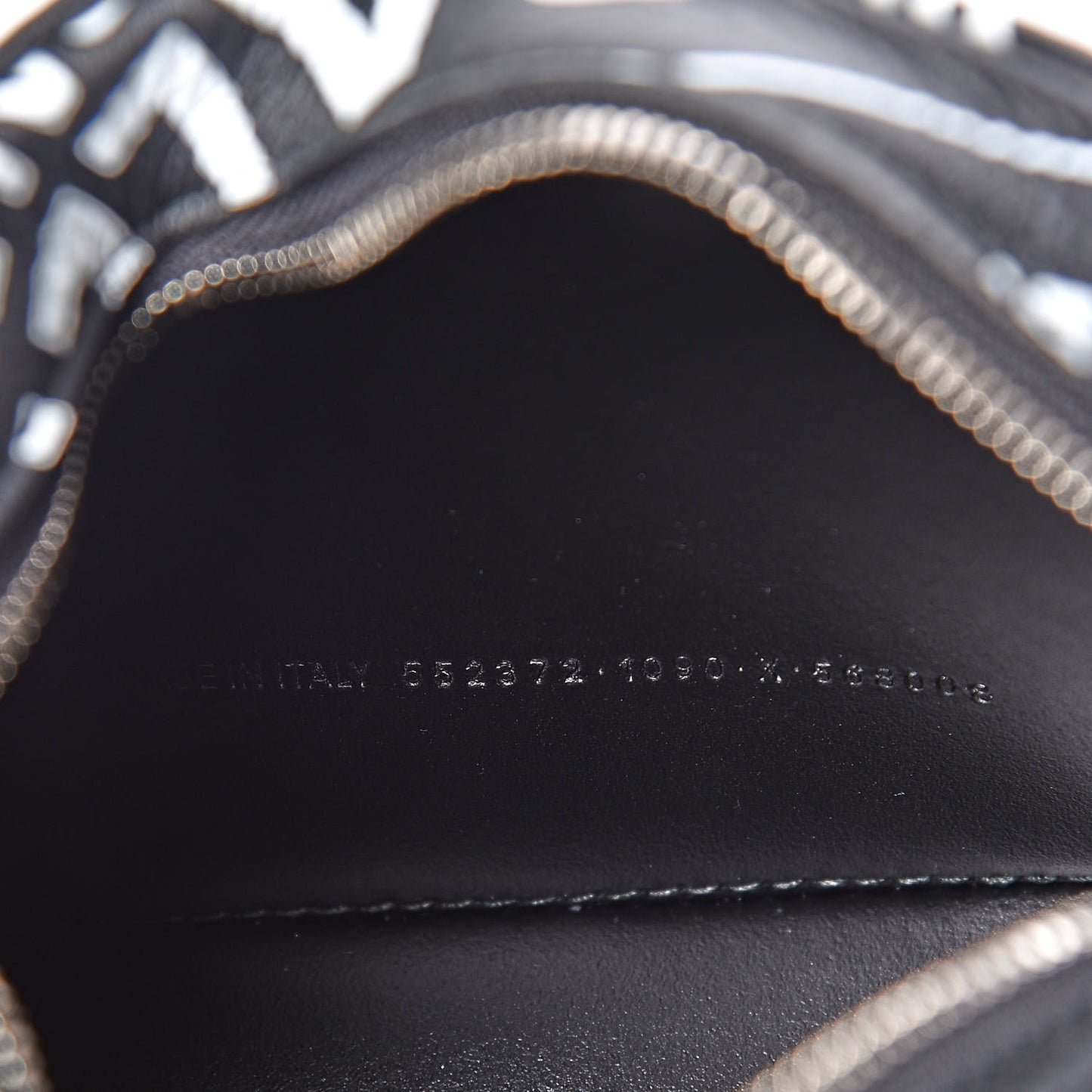 Calfskin Logo Print XS Everyday Camera Bag Black