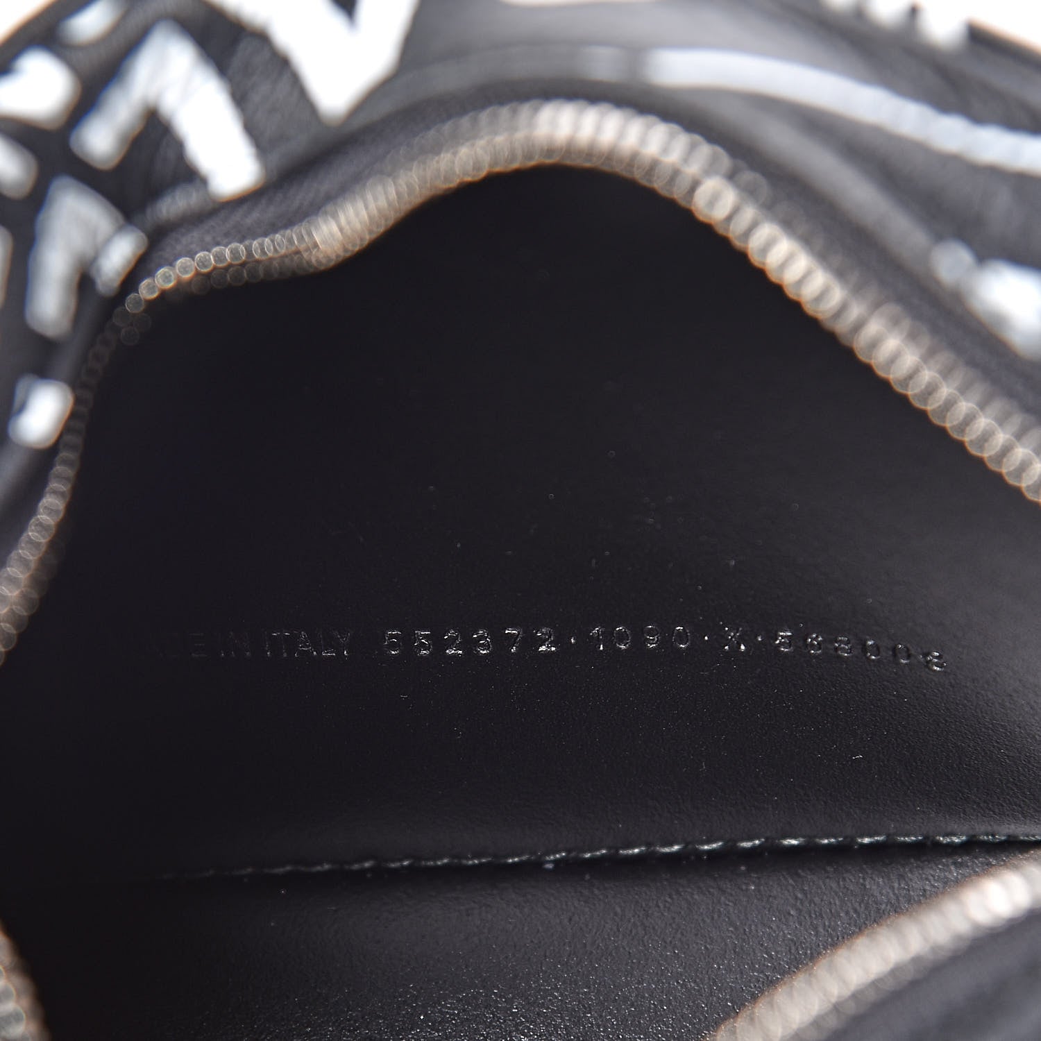 Balenciaga Calfskin Logo Print XS Everyday Camera Bag Black 7 of 9
