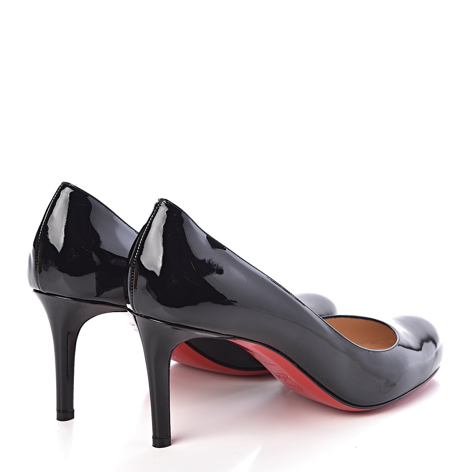 Christian Louboutin Patent Simple 70 Pumps 41 Black 4 of 8
