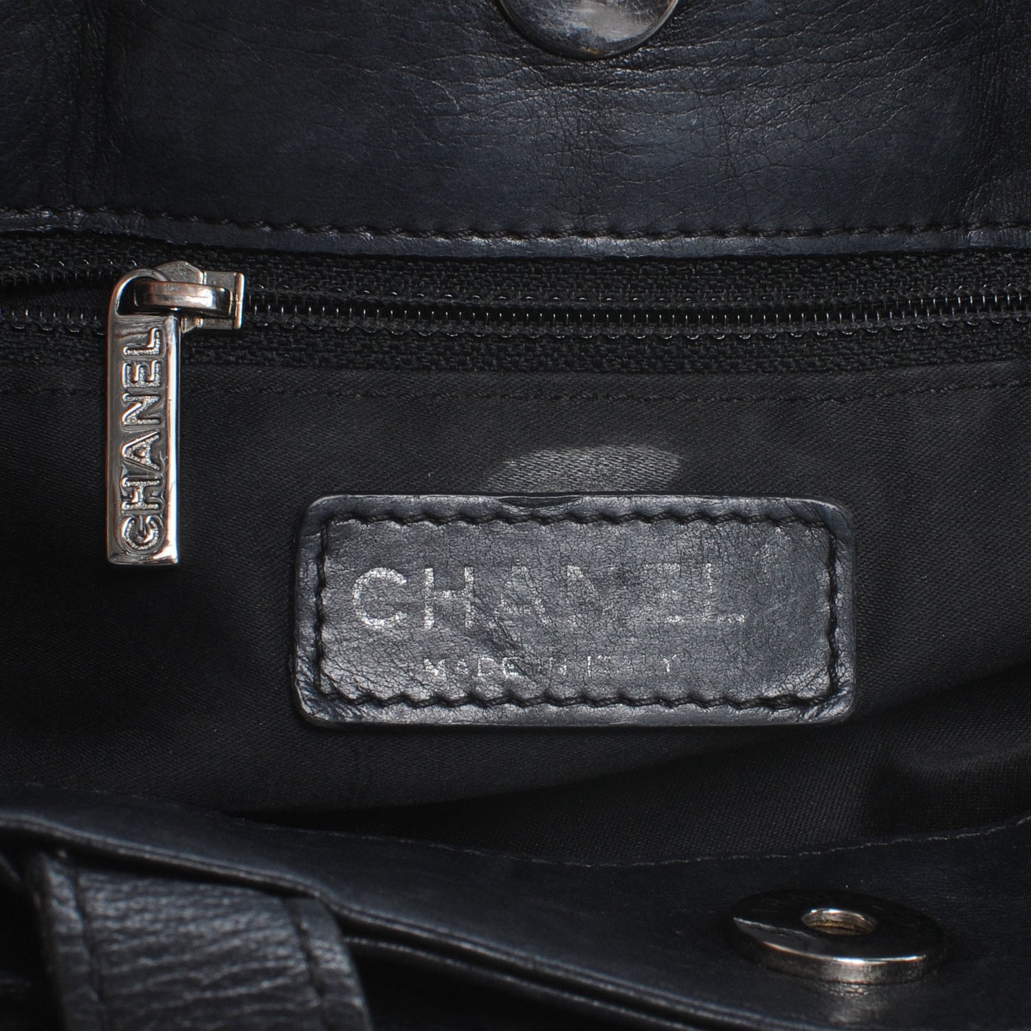 Chanel Lambskin Quilted Chanel 3 Maxi Tote Black 6 of 8