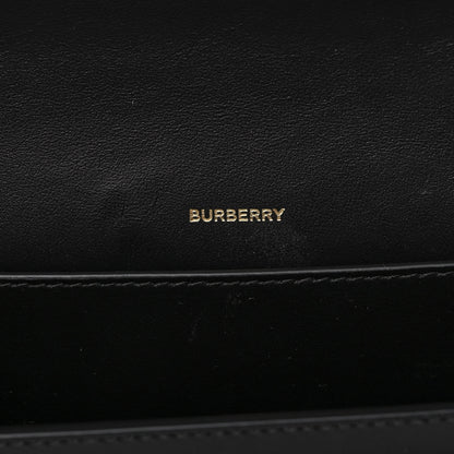 Burberry Calfskin Mini Vintage Check Note Bag Black 6 of 12