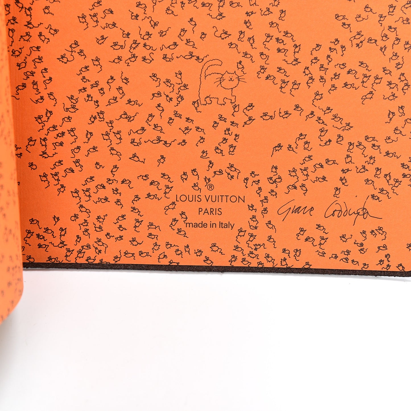 Catogram Clemence Notebook MM Marron