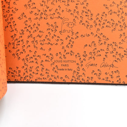 Louis Vuitton Catogram Clemence Notebook MM Marron 6 of 6