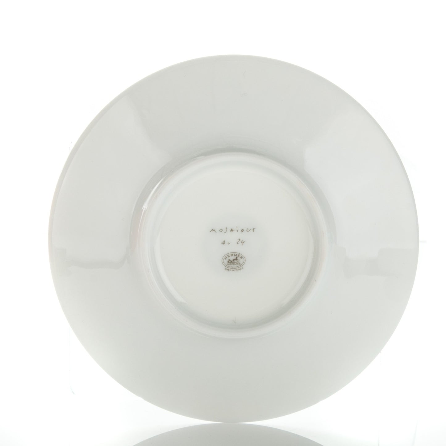Porcelain Mosaique Au 24 Platine Tea Cup And Saucer Set Of 2