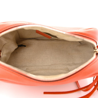 Gucci Pebbled Calfskin Small Soho Disco Bag Sun Orange 5 of 17