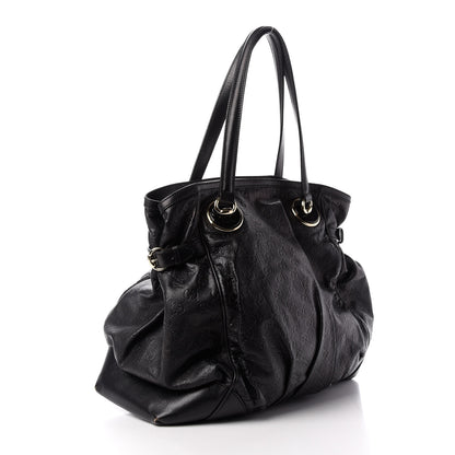Gucci Guccissima Full Moon Tote Black 3 of 9