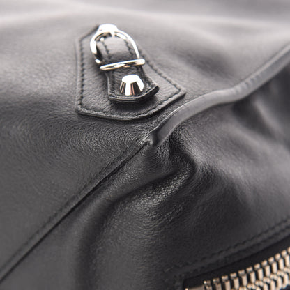 Balenciaga Veau Papier B4 Zip Around Tote Black 11 of 14
