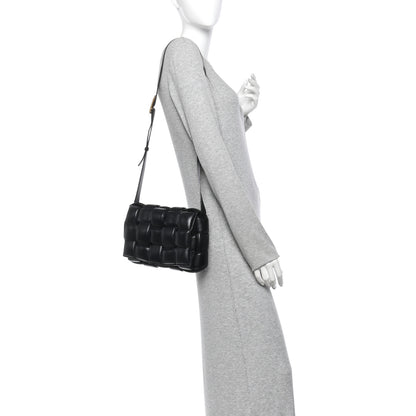 Bottega Veneta Nappa Maxi Intreccio Padded Cassette Crossbody Bag Black 2 of 14