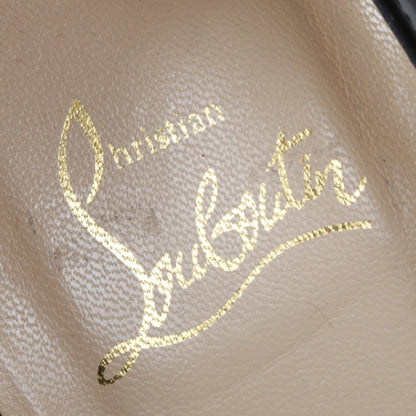 Christian Louboutin Patent Decollete 100 Jazz Pumps 37 Black 7 of 9
