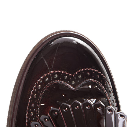 Louis Vuitton Patent Calfskin Sneaker 37.5 Amarante 8 of 8