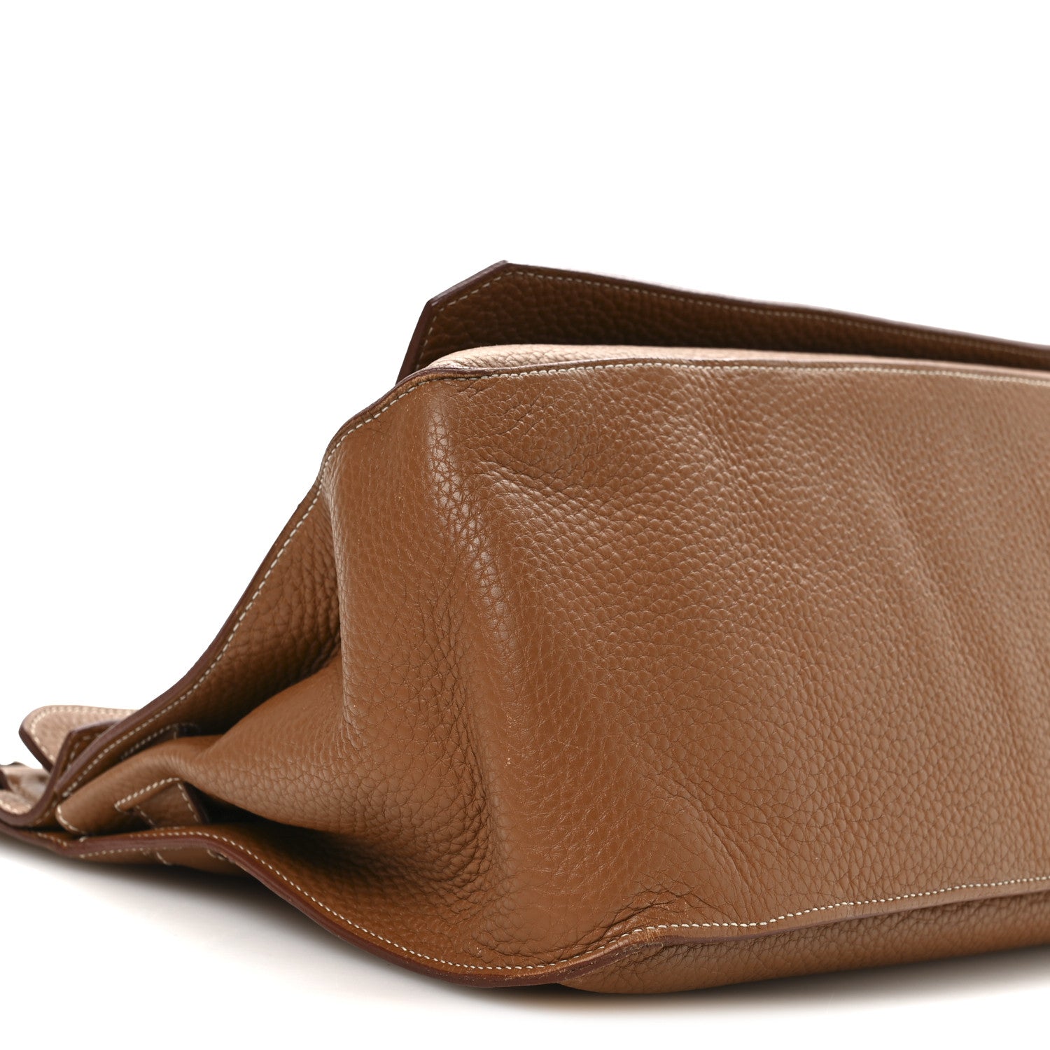 Hermes Taurillon Clemence Jypsiere 37 Gold 9 of 11