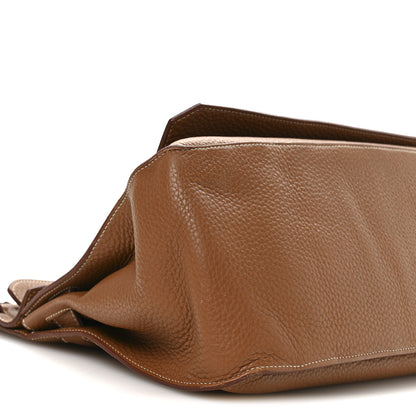 Hermes Taurillon Clemence Jypsiere 37 Gold 9 of 11