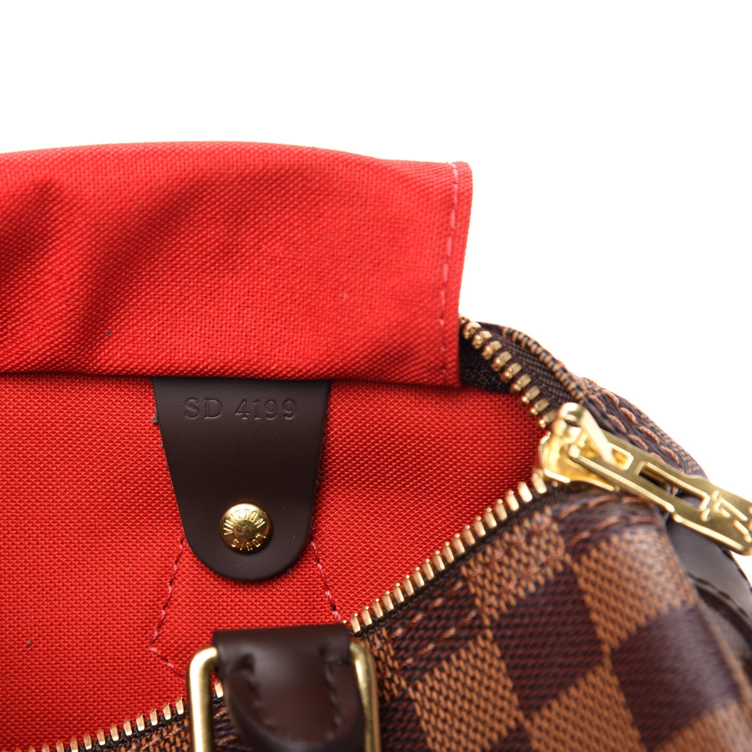 Louis Vuitton Damier Ebene Speedy Bandouliere 25 6 of 11
