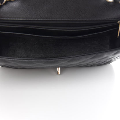 Chanel Caviar Quilted Jumbo Single Flap Black 5 of 9