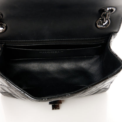 Chanel Patent Calfskin Quilted 2.55 Reissue Mini Flap So Black 5 of 10