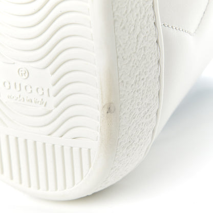 Gucci Calfskin Ayers Web Mens Dionysus High Top Sneakers 9 White 8 of 9