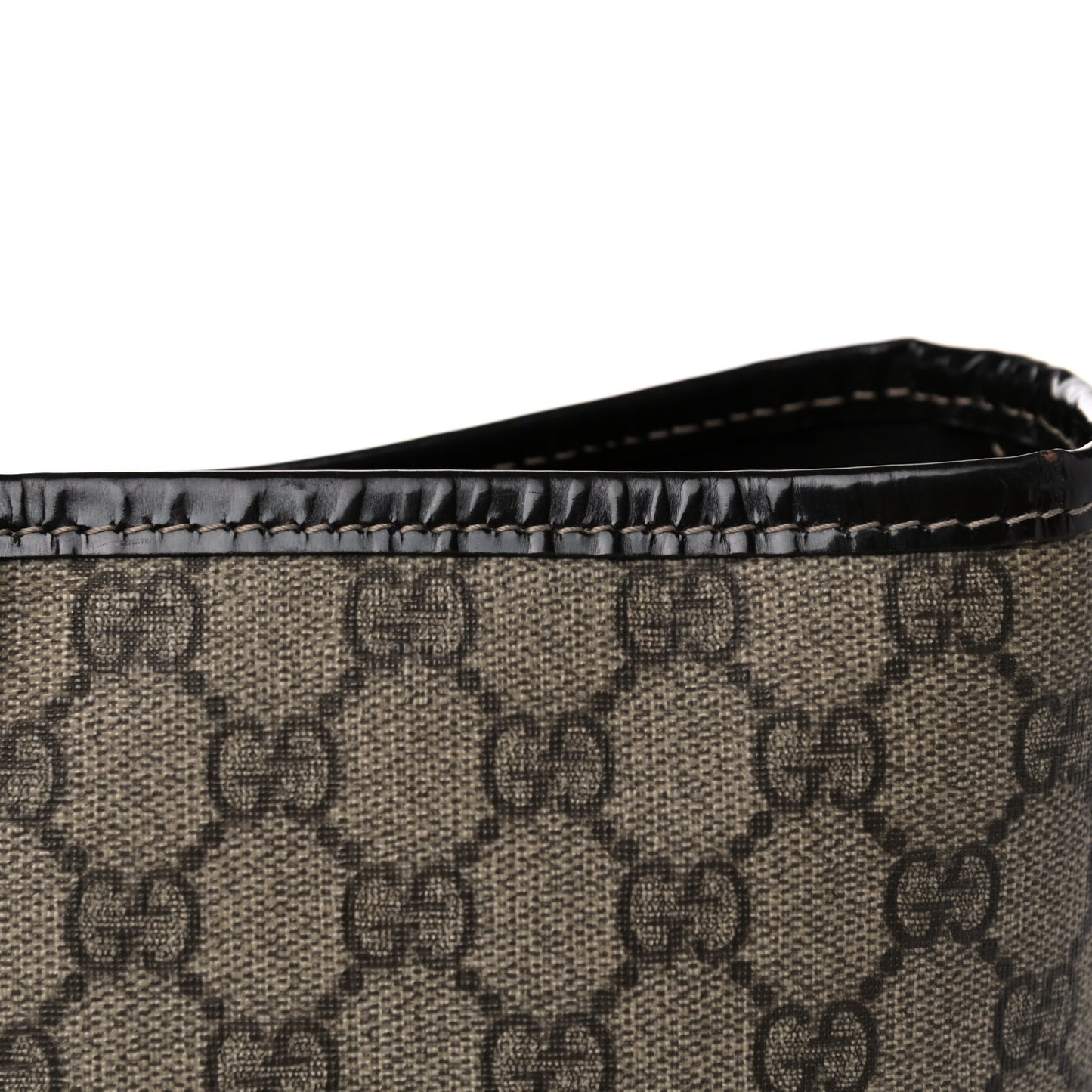 GG Plus Monogram Large Joy Tote Dark Brown