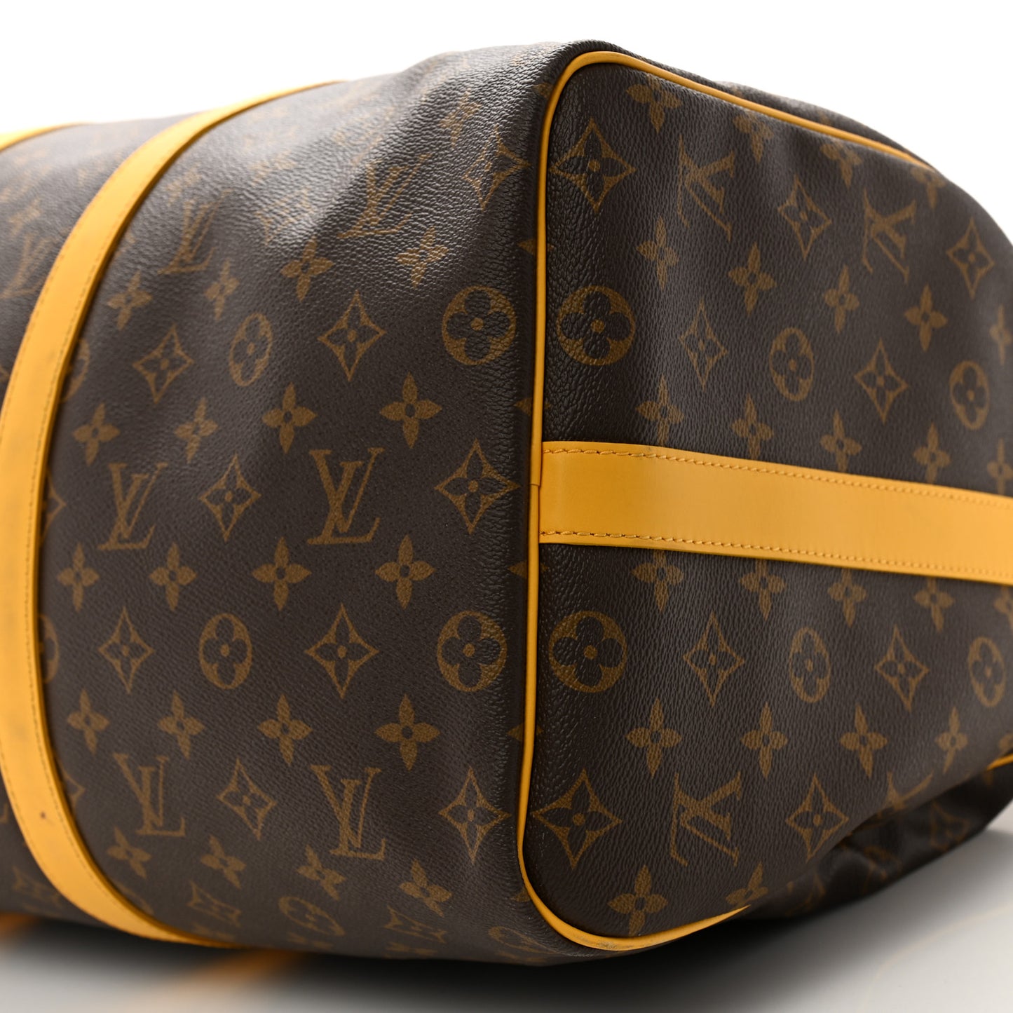 Monogram Keepall Bandouliere 50 Jaune Mat