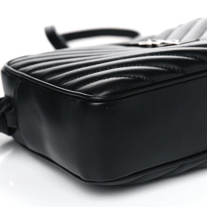 Saint Laurent Calfskin Matelasse Monogram Lou Camera Bag Black 6 of 9